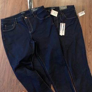2 pair of NWT d.jeans dark denim skinny jeans